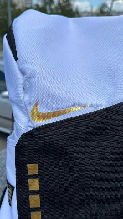 БЕЗ ПРЕДОПЛАТ‼️ Nike Elite Hoops BackPack білий з золотим
