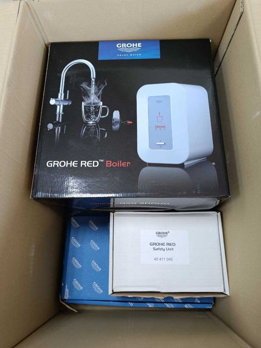 GROHE RED 2 в 1 Кухонний змішувач із миттієвою подачею води 100 градус