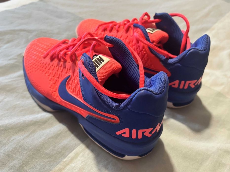 Sapatilhas de ténis homem Nike Air Max Cage Pink Blue 2014 número 39