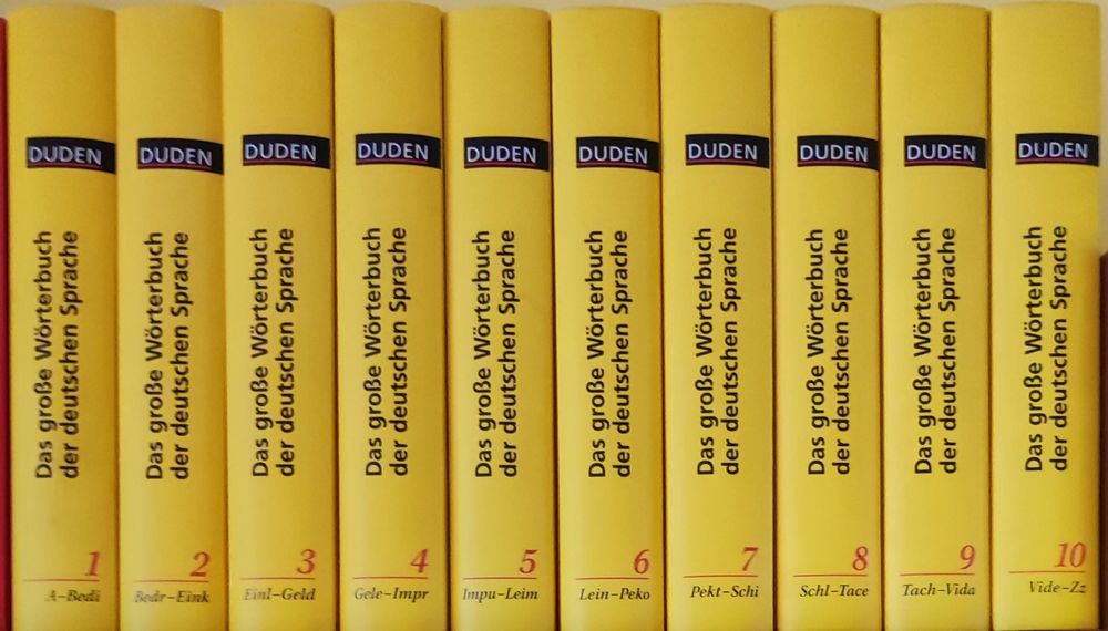 Duden. Das große Wörterbuch der deutschen Sprache.