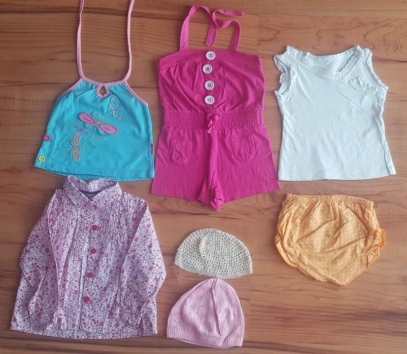 Zestaw, Sukienka, dres adidas dla dziewczynki rozmiar 74 , 68