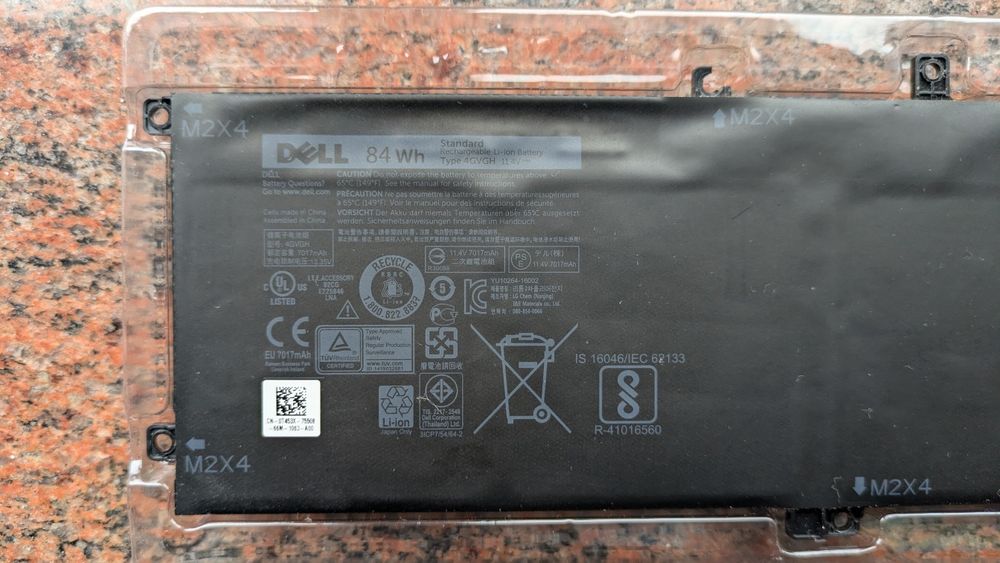 Оригінальна акумуляторна батарея Dell XPS 15 9550