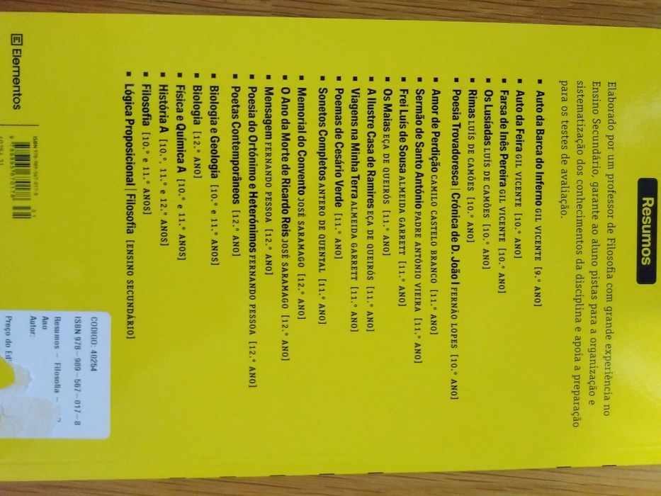 Resumos filosofia 11ano