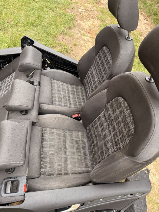 Komplet foteli audi a4 b8 grzane pompowane lędzwie