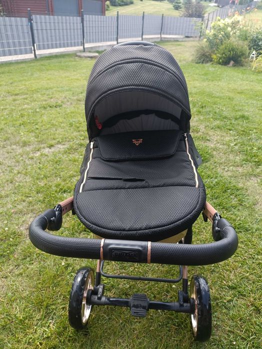 Wózek junama Diamond rose gold 2w1
