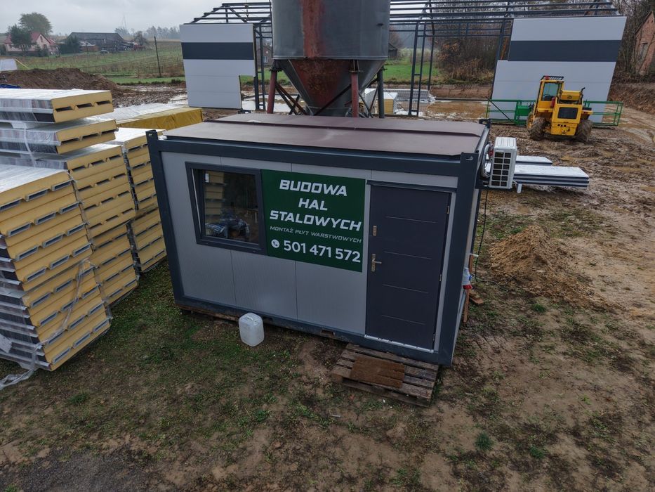 Produkcja hal stalowych