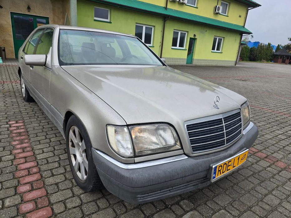 Mercedes-Benz Klasa S Zabytek, żółte tablice W140 3.5 TURBO DIESEL - 16900zł