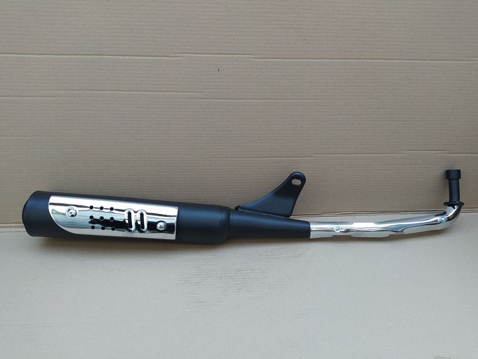 Глушник мопеда Альфа, Дельта, Актив 110/125 куб чорний