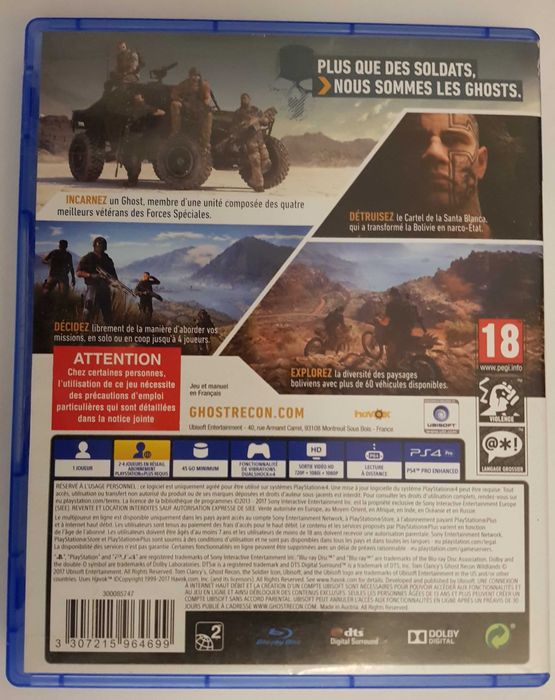 Ghost Recon - wildlands - Jogo Ps4