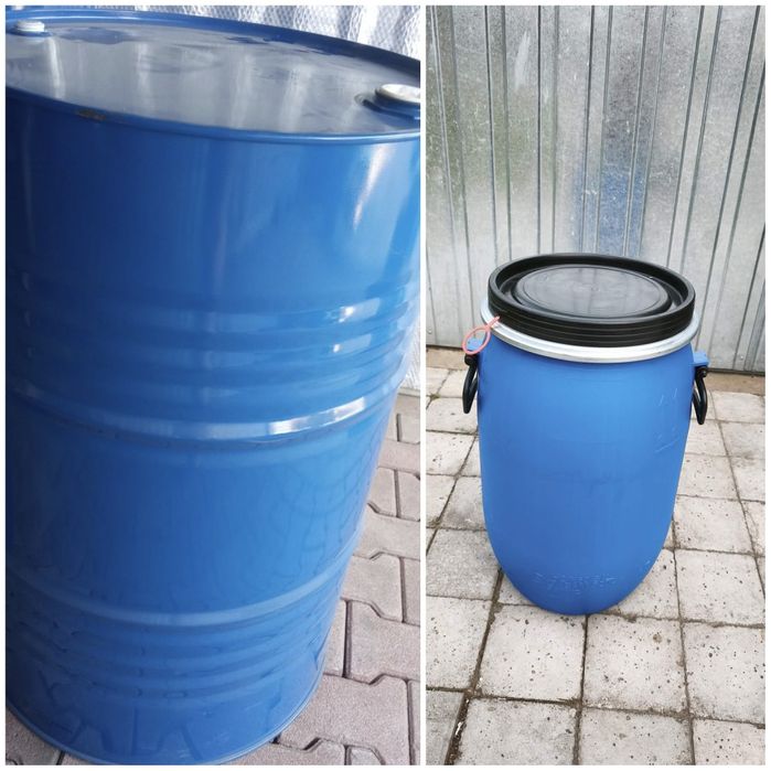 Beczki metalowe 200L i plastikowe 35L