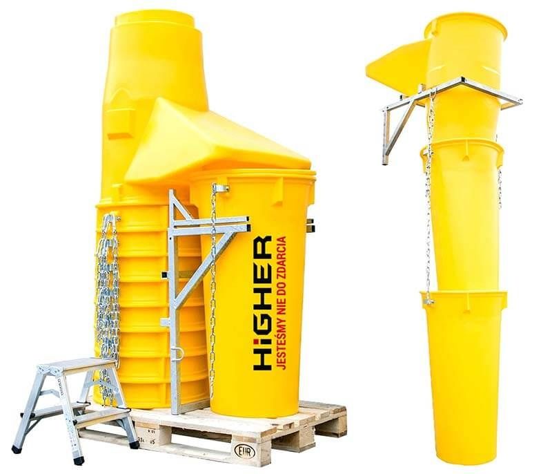 Wypozyczalnia sprzetu budowlanego: Zsyp, rękaw,lej do gruzu!