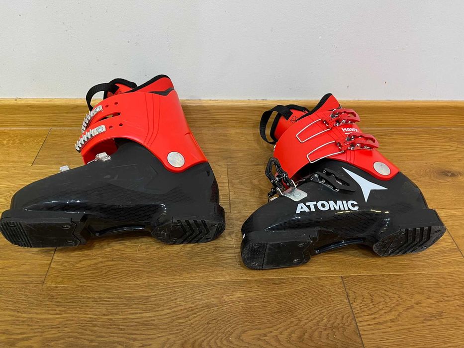 NARTY ATOMIC  - dziecięce 130 cm + Buty 24/24.5