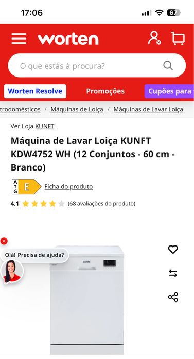 Maquina lavar loica Kunft