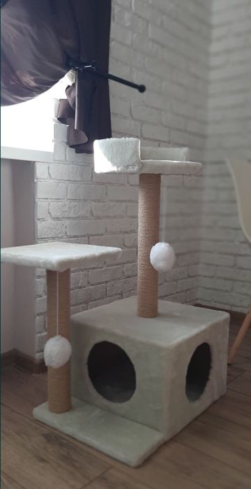 Когтеточка, домик для котика, дряпка