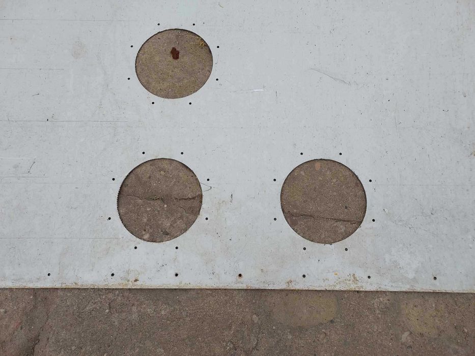 Blacha fartuch czapa otwór wewnętrzny 160 mm stalowa powlekana