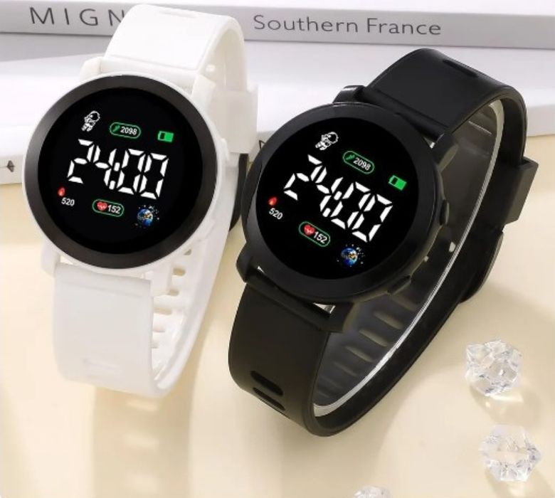 Годинник для пар 2шт, світлодіодний цифровий годинник