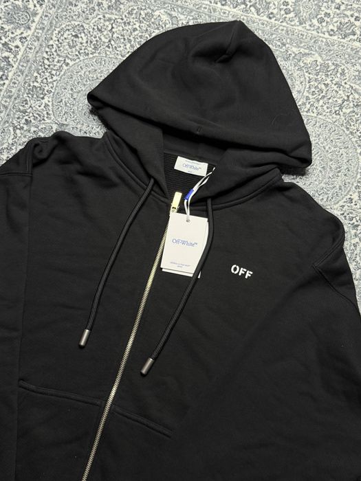 Off White зіп худі