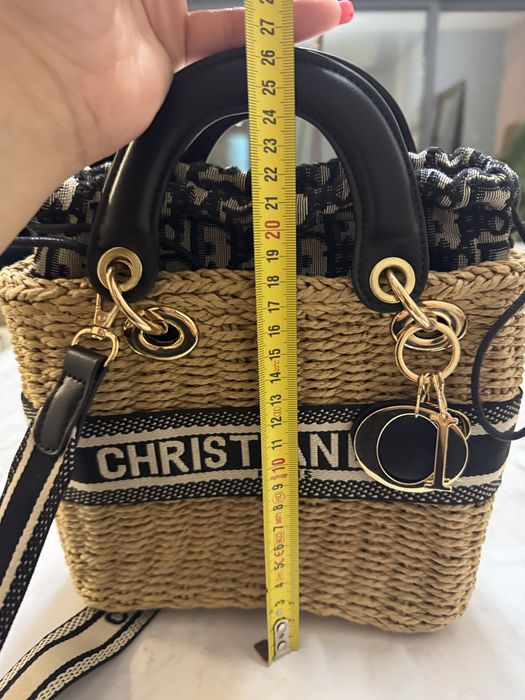 Bolsa rafia Dior