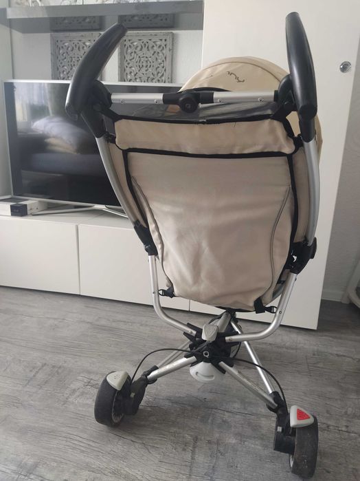 Wózek spacerowy parasolka trójkołowy Quinny ZAPP beżowy + travelbag