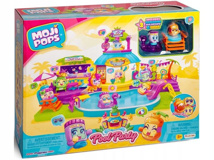 Zestaw Figurek Magic Box Moji Pops Pool Party