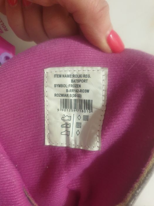 Rolki regulowane dla dziewczynki roz 30-33
