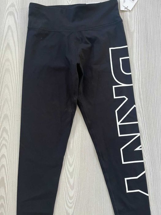 Легінси dkny з високою талією, утягуючі, довжина 7/8