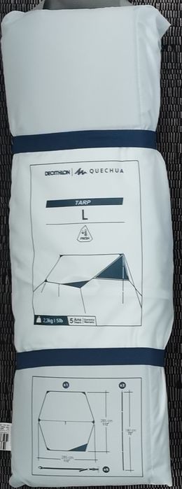 Płachta biwakowa tarp Quechua Fresh L