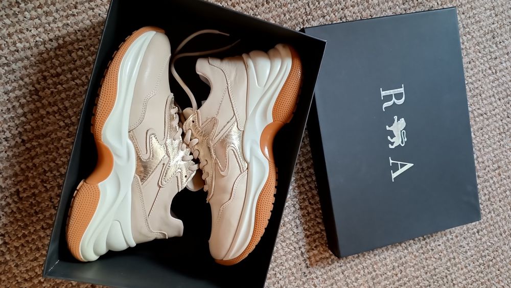 R. 38 Rage Agę Sneakersy beżowe j. Nowe