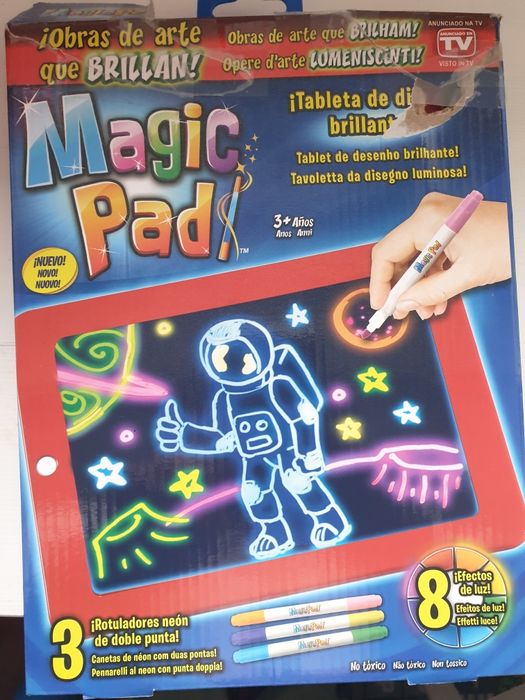 Tablet com luz para criança + 3 anos