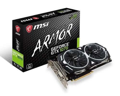 Продам видеокарту MSI GTX 1070 Armor 8GB OC На запчасти або ремонт