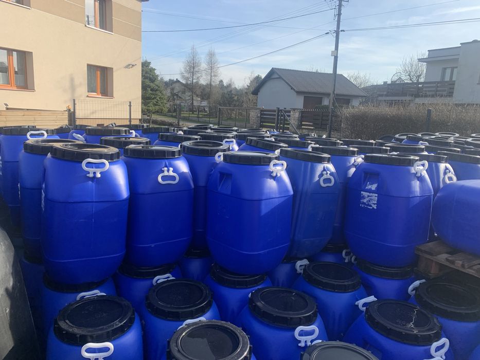 Beczki plastikowe #spożywcze#20-60l#100-160l#200-220l# transport Śląsk