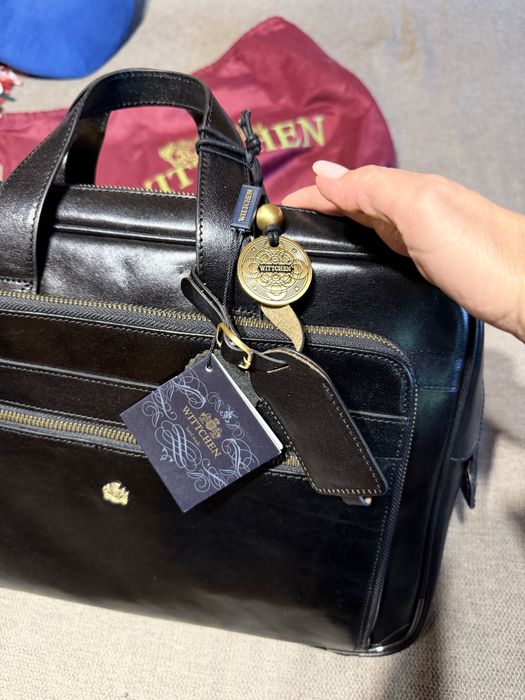 Статусна сумка для ноутбука Wittchen, натуральна шкіра