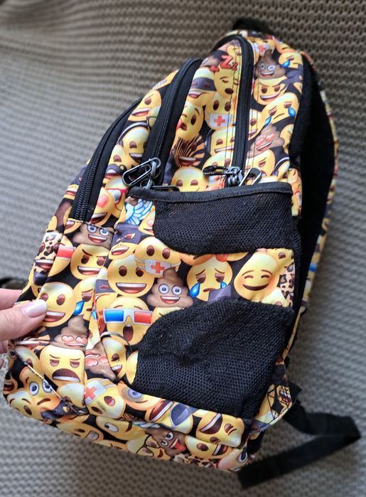 Plecak 4 komorowy Emoji tornister piórnik Gratis