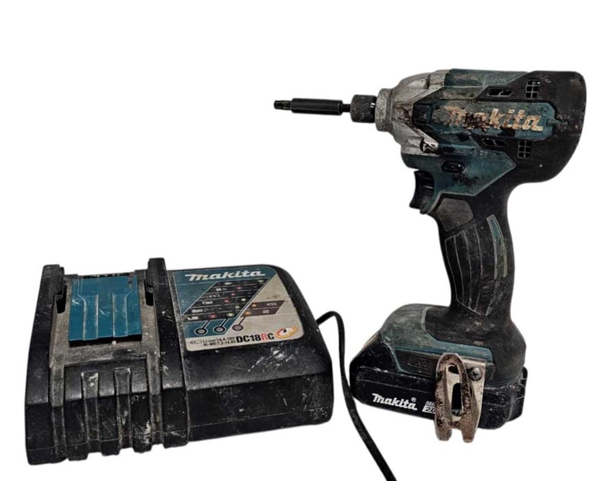 Zakrętarka Makita DTD156 + 1 x akumulator + ładowarka