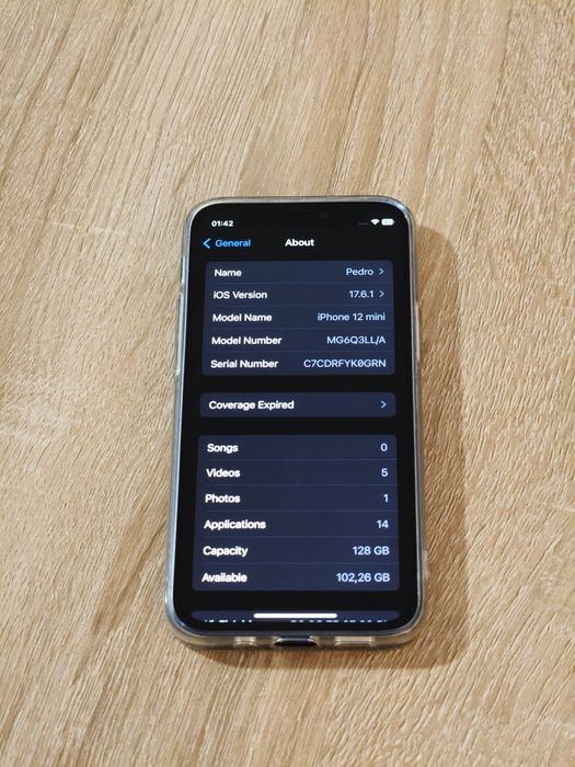 iPhone 12 Mini 128GB - 100% bateria, excelente estado