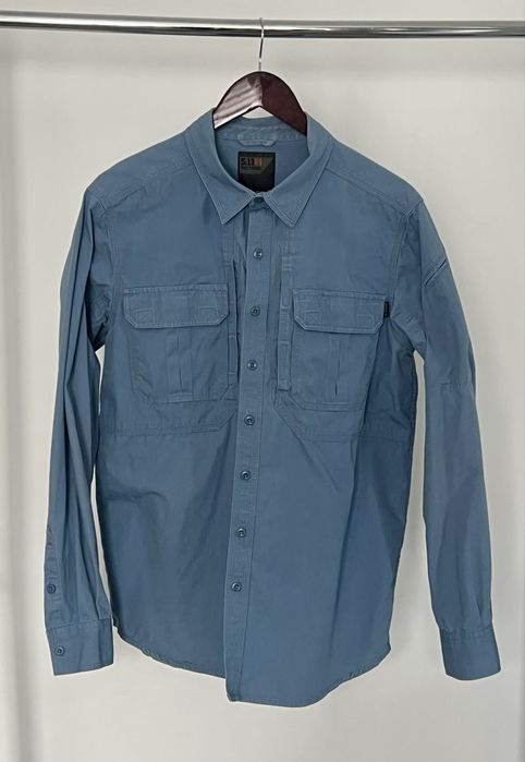 Сорочка бренду тактичного одягу 5.11 розмір М колір синій