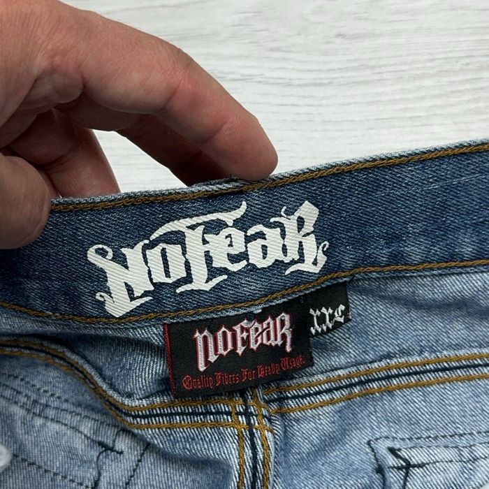 Шорти Vintage No Fear Cargo джинсы вінтаж карго но фир рэп baggy шорты