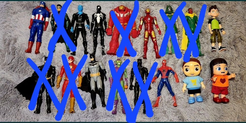 Bonecos marvel originais