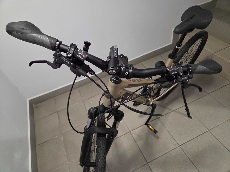 Rower crossowy unibike viper kolor zloty rozm 17