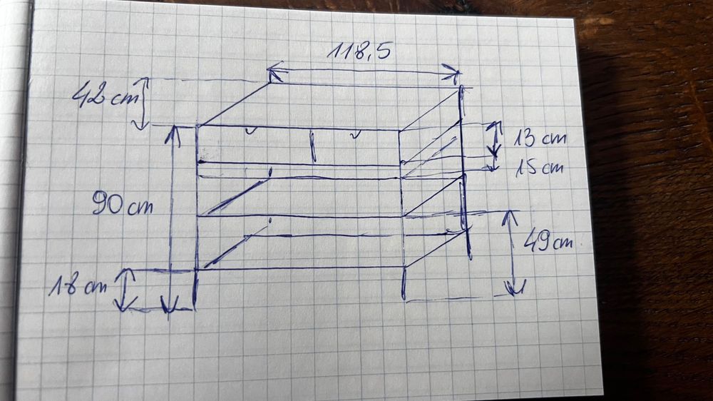 Bufet , konsolka Norden marki Ikea