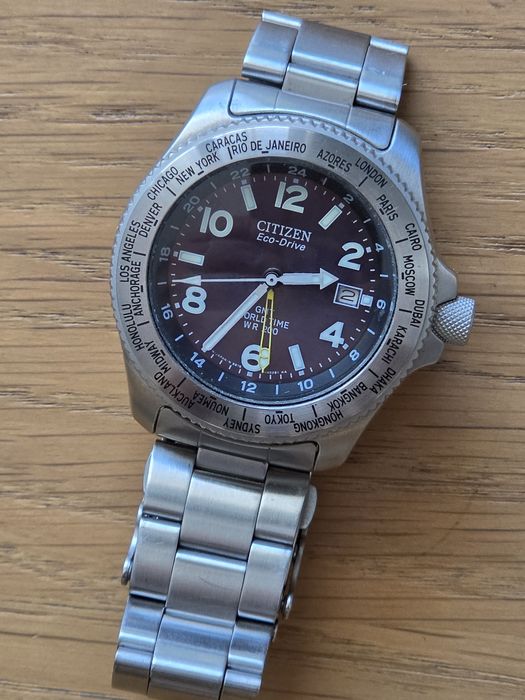 Citizen Eco-Drive GMT World Time WR200