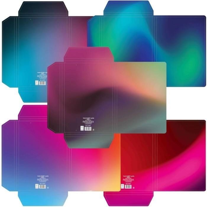 Teczka A4 z gumką Soft Ombre mix (10szt) Penword