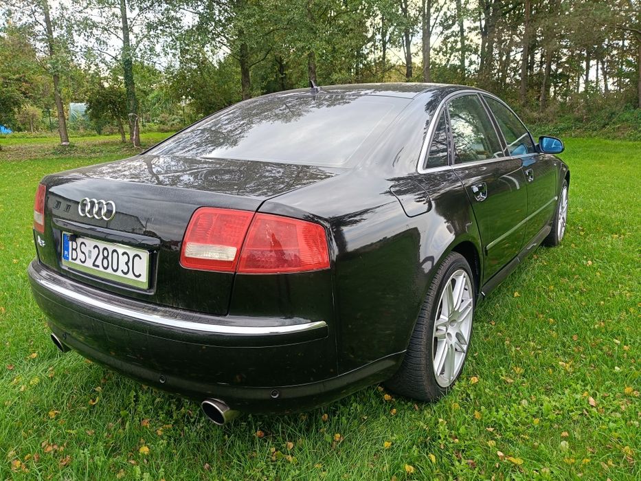 Audi A8 D3 3.0 TDI 255KM Quattro, S Line, Bi LED, Alcantara, Pewne* Wygodne *