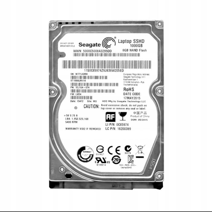 Dysk SSD 1000GB 1TB SSHD Seagate WD Kingston Goodram Crucial Sandisk