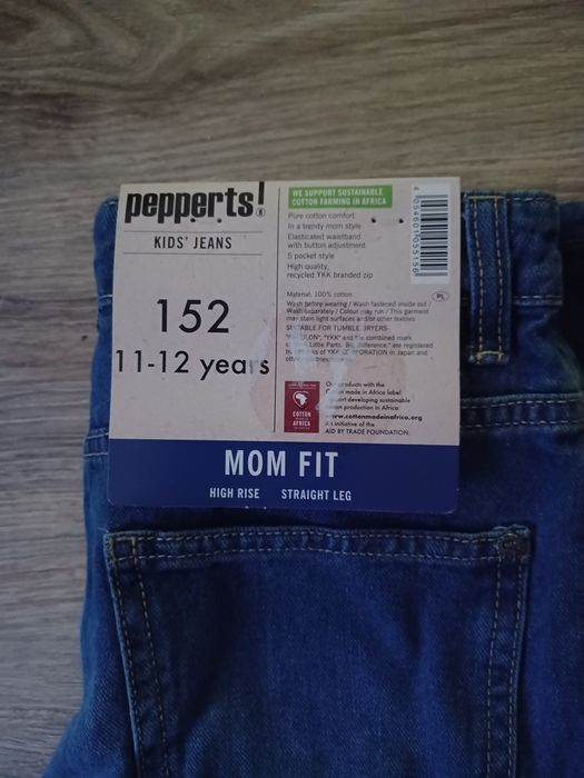 Nowe spodnie jensowe dziewczęce rozm.152