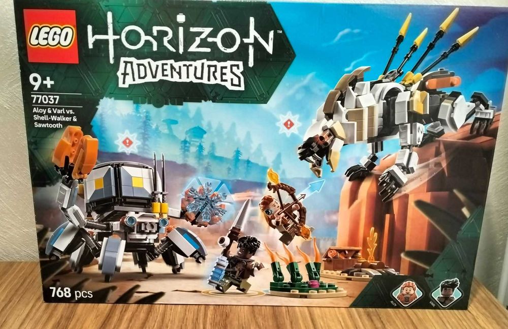LEGO Horizon Adventures 77037 Aloy i Varl kontra Shell-Walker i Piłoząb