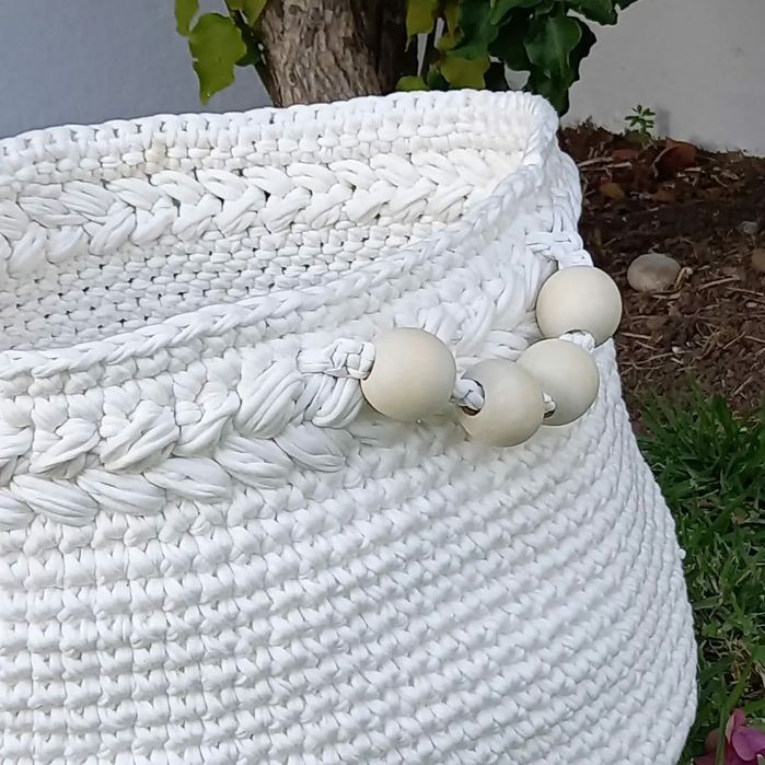 Cesta com trança