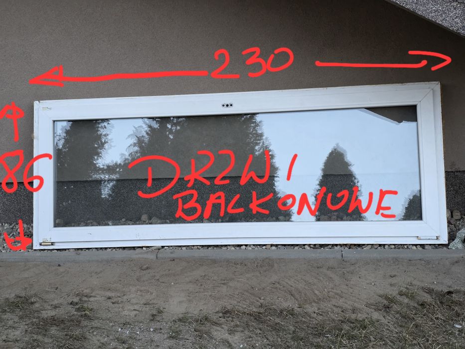 Drzwi,okno plastykowe PVC używane