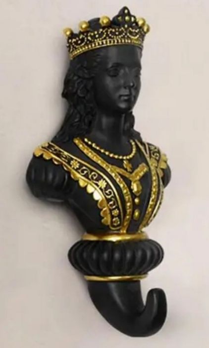Busto Rainha Monarquia pendurar Medieval Gancho Decorativo