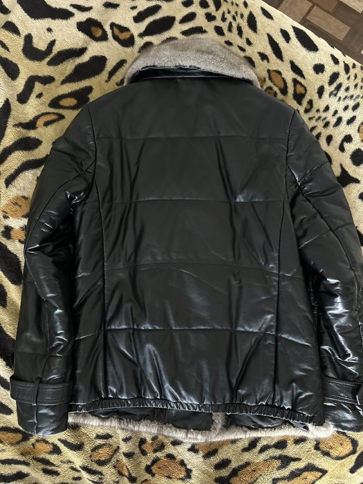 Дублянка, куртка, натуральна шкіра, норка